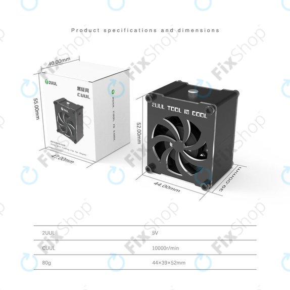2UUL - Mini Cooling Fan for Repair