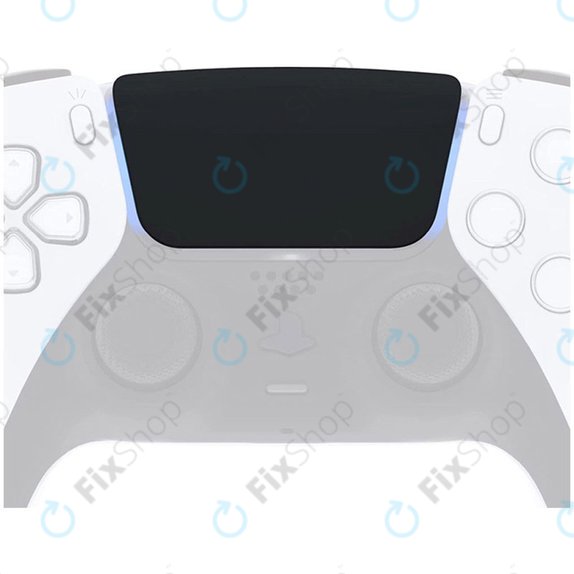 Touchpad cover V2.0 (Black) for Sony PlayStation 5 DualSense controller