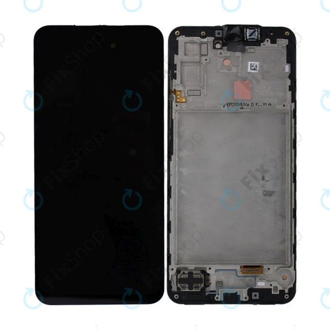 Samsung Galaxy A17 A176B - LCD Display + Touch Screen + Frame (Black) - GH82-38045A Genuine Service Pack