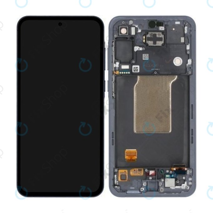 Samsung Galaxy A55 A556B - LCD Display + Touch Screen + Frame (Awesome Navy) - GH82-34305A Genuine Service Pack