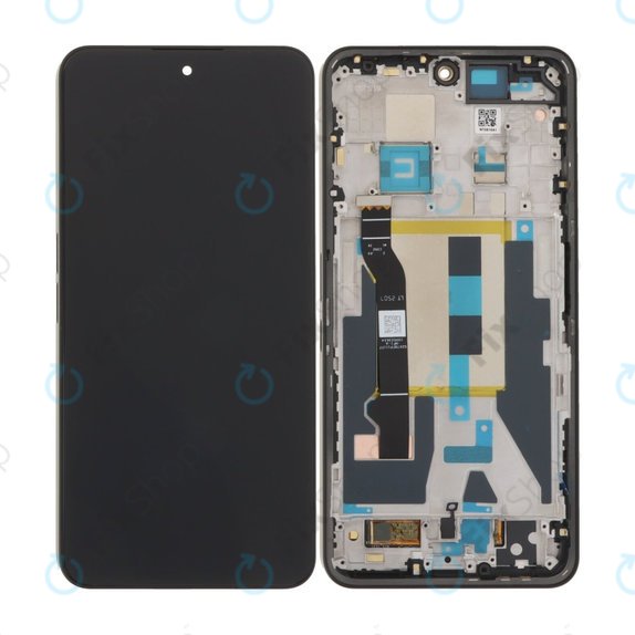 Nothing Phone (3a) Pro - LCD Display + Touch Screen + Frame (Black) OLED
