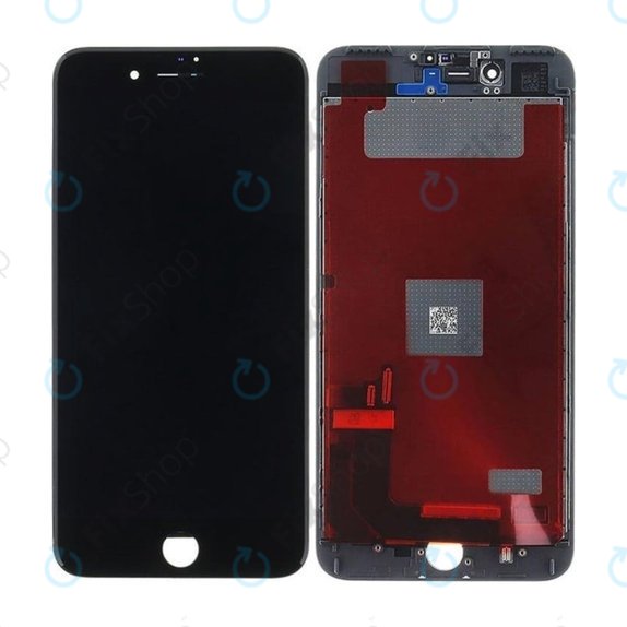 Display In-Cell for iPhone 7 Plus, Black, Touch Screen with Frame, FixPremium