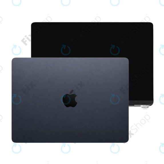LCD display for MacBook Air 13", A3113 (2024), with front glass and cover, Midnight, 661-40281, Genuine Apple