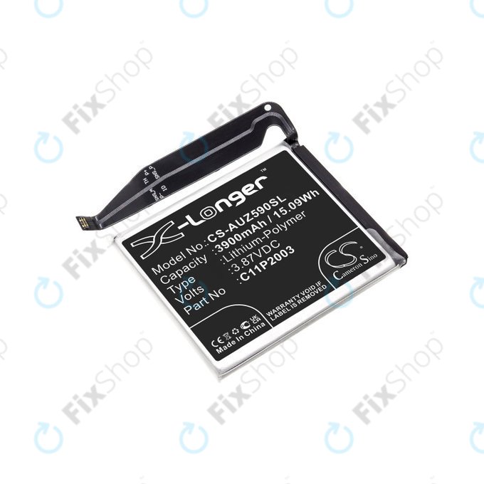 Battery for Asus Zenfone 8 ZS590KS, 3900mAh, Li-Pol, 3.87 V, C11P2003, HQ