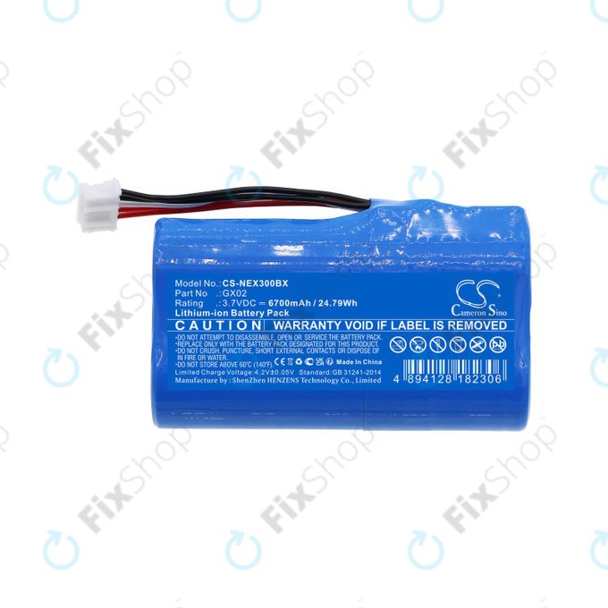 Battery for NEXGO N3, N5, 6700mAh, Li-Ion, 3.7V, GX02, HQ