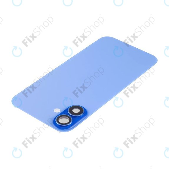 Apple iPhone 16 - Rear Housing Glass + Camera Lens + Metal Plate + Magsafe Magnet (Ultramarine)