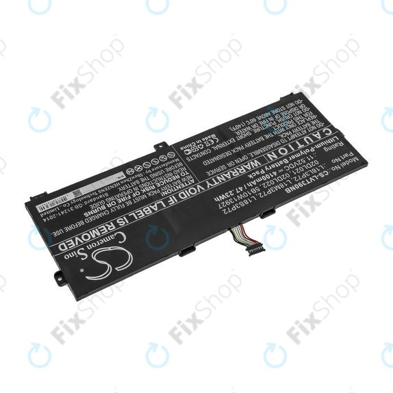 Battery for Lenovo ThinkPad X390, Yoga X390, 4100mAh, Li-Pol, 11.52V, 02DL021, HQ