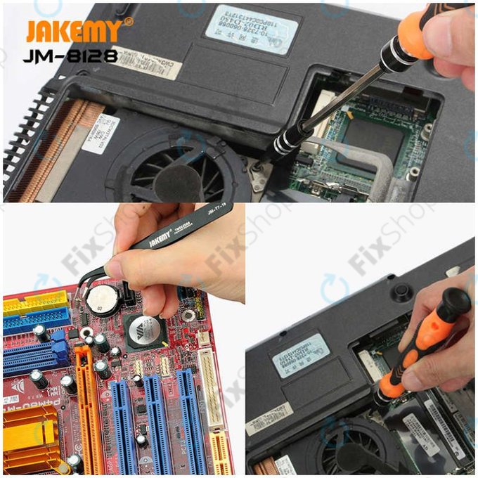 Jakemy JM-8128 - Magnetic Interchangeable Multipurpose Precision Screwdriver Set 45in1