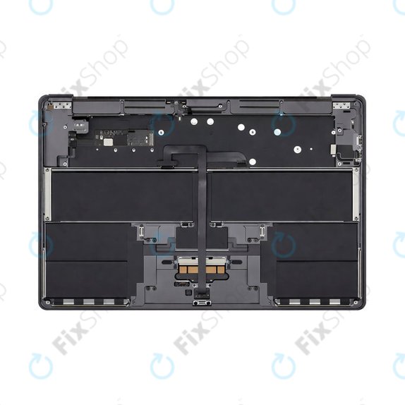 Top case keyboard frame for MacBook Air 15", A3114 (2023), with US keyboard and battery, Space Gray, 661-34895, Genuine Apple