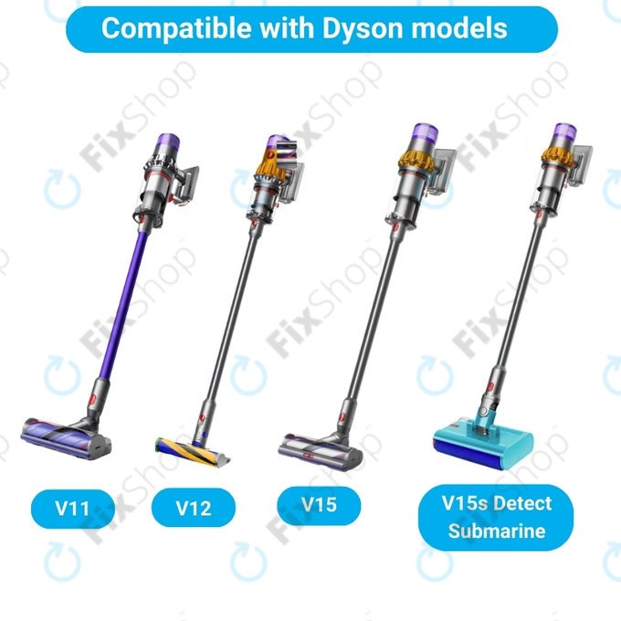 Dyson V11, V12, V15, V15s Detect Submarine - Slim Fluffy Soft Roller Cleaner Head Main Brush