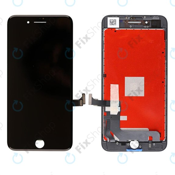 Display for iPhone 8 Plus, Black, Touch Screen with Frame