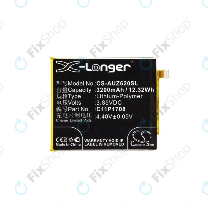 Asus Zenfone 5 ZE620KL, 5 A500CG - Battery C11P1708 3200mAh HQ