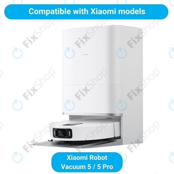 Replacement set for Xiaomi Robot Vacuum 5, 5 Pro (2x Main brush, 4x Filter, 4x Side brush, 8x Mop cloth, 4x Dust bag)