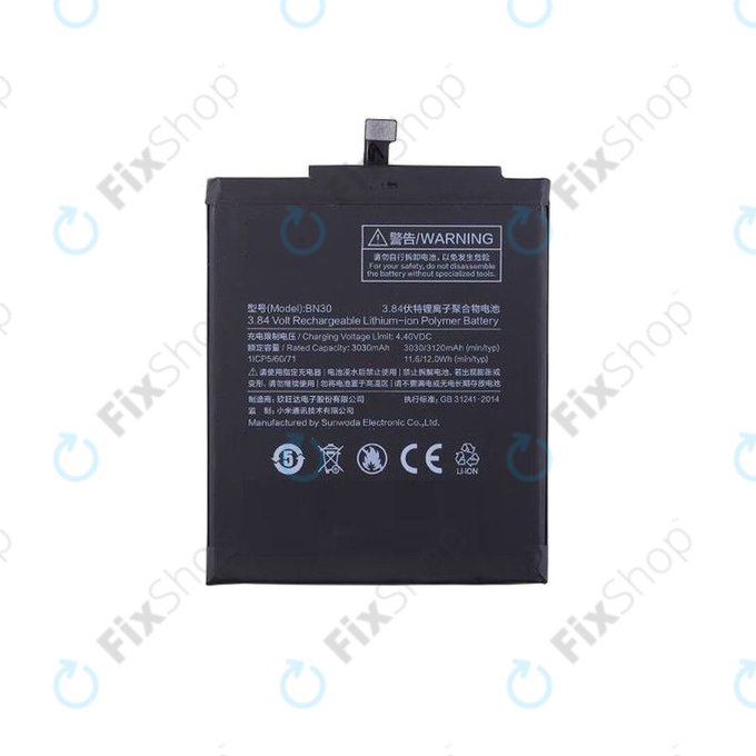 Xiaomi Redmi 4A Battery BN30 3120mAh FixShop
