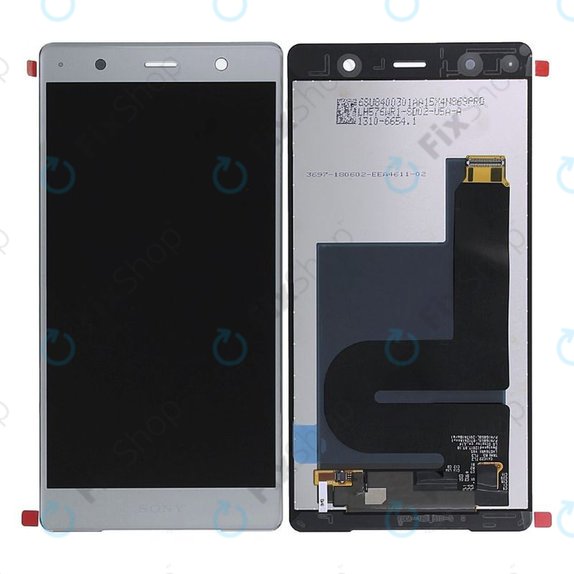 Sony Xperia XZ2 Premium - LCD Display + Touch Screen (Chrome Silver) - 1310-6654 Genuine Service Pack