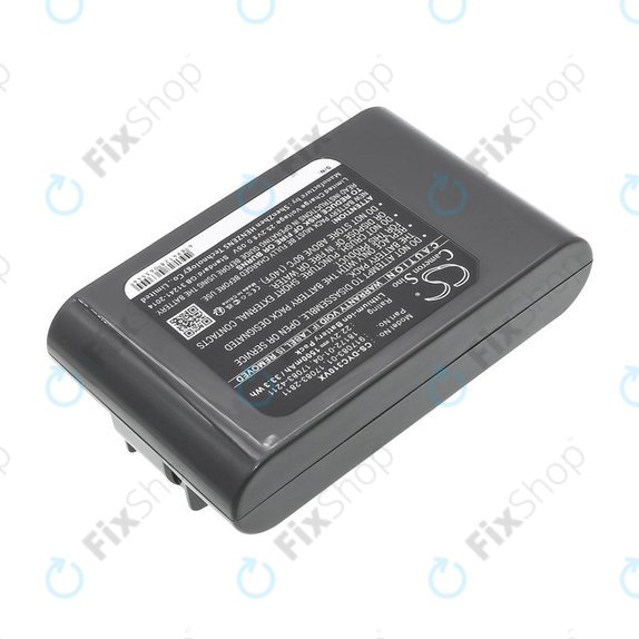 Battery for Dyson DC31, DC34, DC35, DC44, 1500mAh, Li-Ion, 22.2V, 17083-2811, HQ