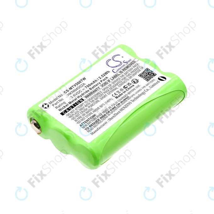 Battery for Motorola Talkabout T280, T200, T82, T82 Extreme, 700mAh, Ni-MH, 3.6V, HKNN4002A, HQ