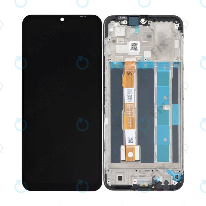 Vivo Y16 V2204 V2214 - LCD Display + Touch Screen + Frame (Stellar Black) TFT