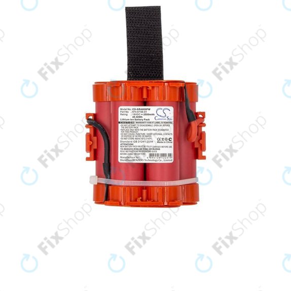 Flymo 1200R-series, Gardena R40, R50, R70, R80-series, Husqvarna 105, 305, 308-series, McCulloch ROB R-series - Battery 574 47 68-01 2500mAh HQ