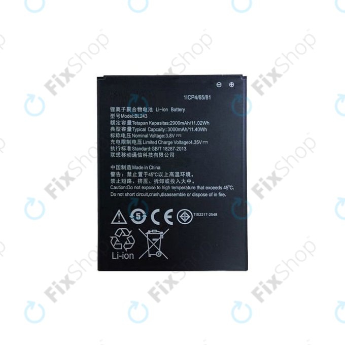 Lenovo A7000 - Battery BL243 3000mAh