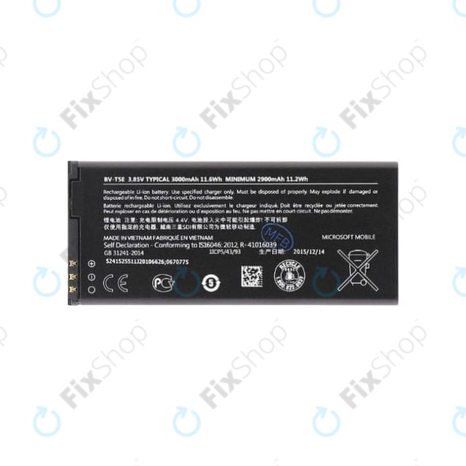 Microsoft Lumia 950/950 LTE, 950 Dual - Battery BV-T5E 3000mAh