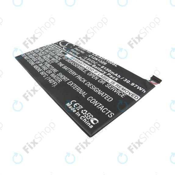 Battery for Asus Transformer Book T100, 8150mAh, Li-Pol, 3.8V, C12N1320, HQ