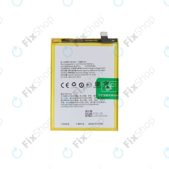 Oppo A72, A73 4G CPH2099 - Battery BLP791 4000mAh