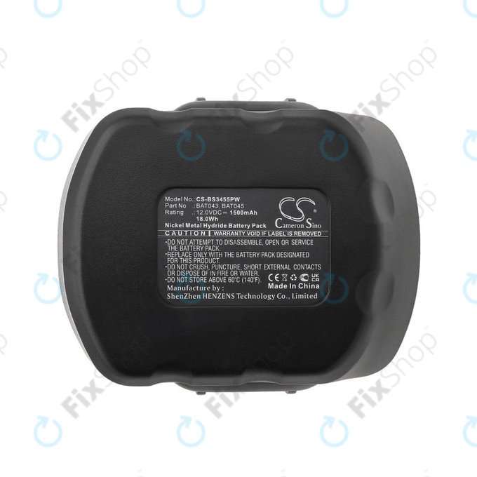 Bosch 12V - Battery BAT043, BAT045 1500mAh