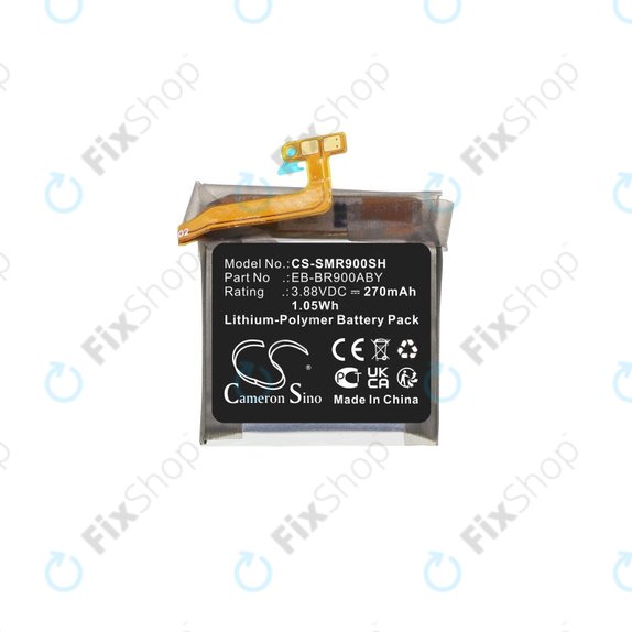 Battery for Samsung Watch 5 40mm, 270mAh, Li-Pol, 3.88V, EB-BR900ABY, HQ