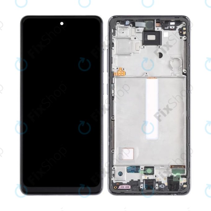 Samsung Galaxy A52 4G A525F - LCD Display + Touch Screen + Frame (Awesome Black) OLED