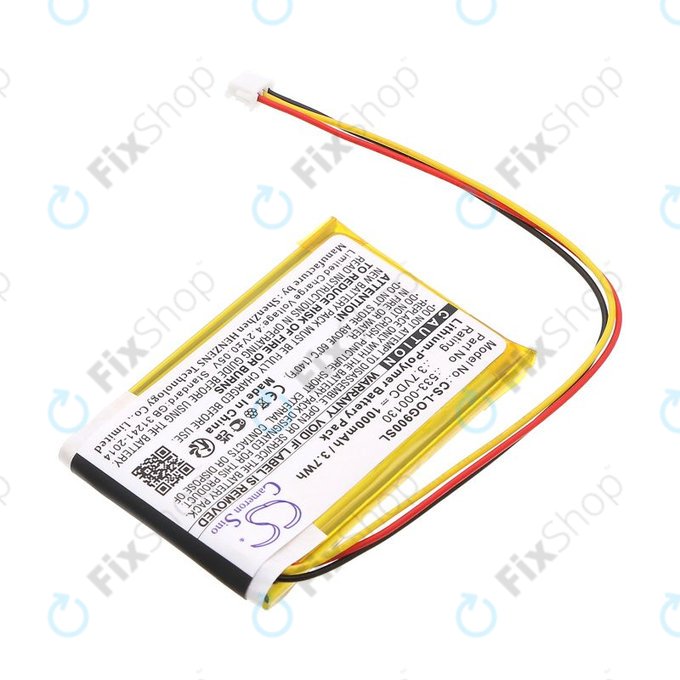 Battery for Logitech G403, G703, G900, G903, 1000mAh, Li-Pol, 3.7V, 533-000130, HQ