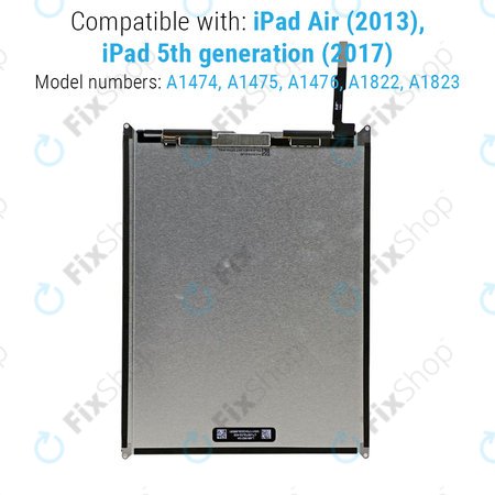 Apple iPad Air, iPad (5th Gen 2017) LCD Display
