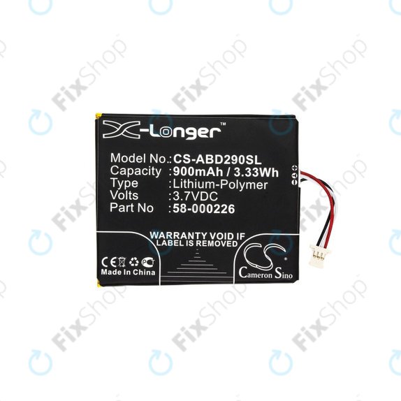 Amazon Kindle 10th, Basic 10th, 10th 2019, Touch 2019 - Battery 26S1019, 58-000226 900mAh HQ