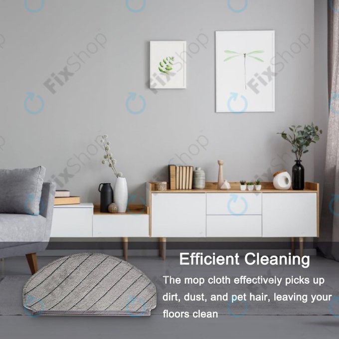 Mop Cloth, 2pcs for Ecovacs Deebot N20, N20 Plus, N20 Pro Plus