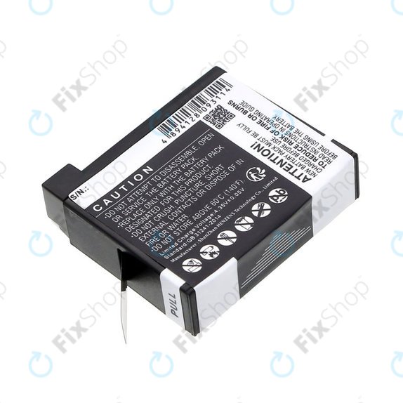 Battery for GoPro Hero 4, 1160mAh, Li-Ion, 3.8V, AHDBT-401, HQ