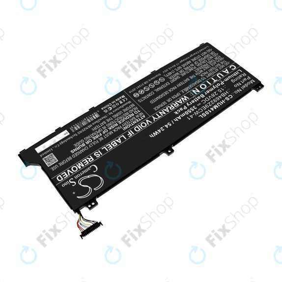 Battery for Honor MagicBook 14, Huawei MateBook D14, MediaPad D14, MagicBook 14, 3550mAh, Li-Pol, 15.28V, HB4692Z9ECW-41, HQ