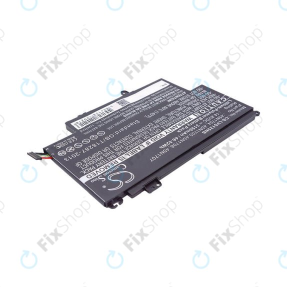 Battery for Lenovo ThinkPad Yoga 12, Yoga S1, 3150mAh, Li-Pol, 14.8V, 45N1704, HQ