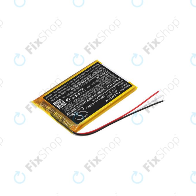 Battery for Navitel Ms700, Serioux Upq700, 1500mAh, Li-Pol, 3.7V, HR504080, HQ