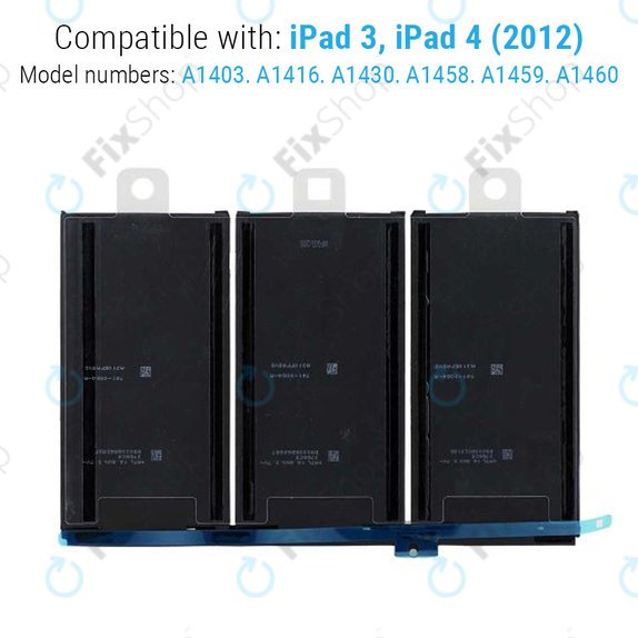 Battery for iPad 3, iPad 4, 11560mAh