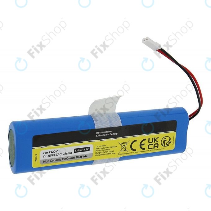 Ecovacs Deebot DF45 - Battery M26-4S1P-AGX-2 Li-Ion 14.8V 2600mAh