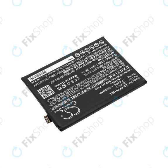 Battery for OnePlus 9 Pro LE2121 LE2125, 2200mAh, Li-Pol, 7.4 V, BLP827, HQ