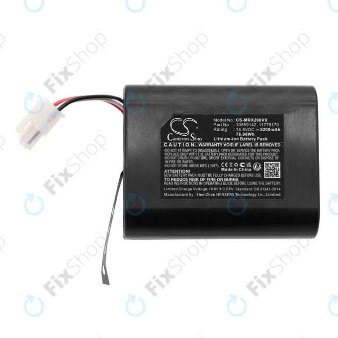 Battery for Miele Scout RX2, RX3, 5200mAh, Li-Ion, 14.8V, 10559142, HQ