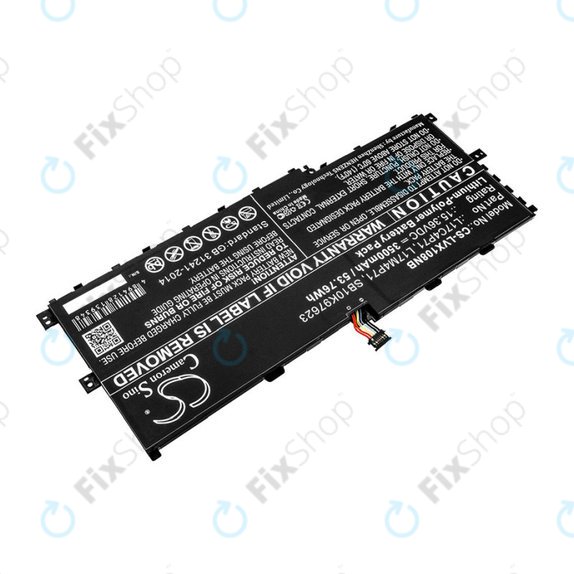 Battery for Lenovo ThinkPad X1 Yoga 2018, 3500mAh, Li-Pol, 15.36V, L17C4P71, HQ