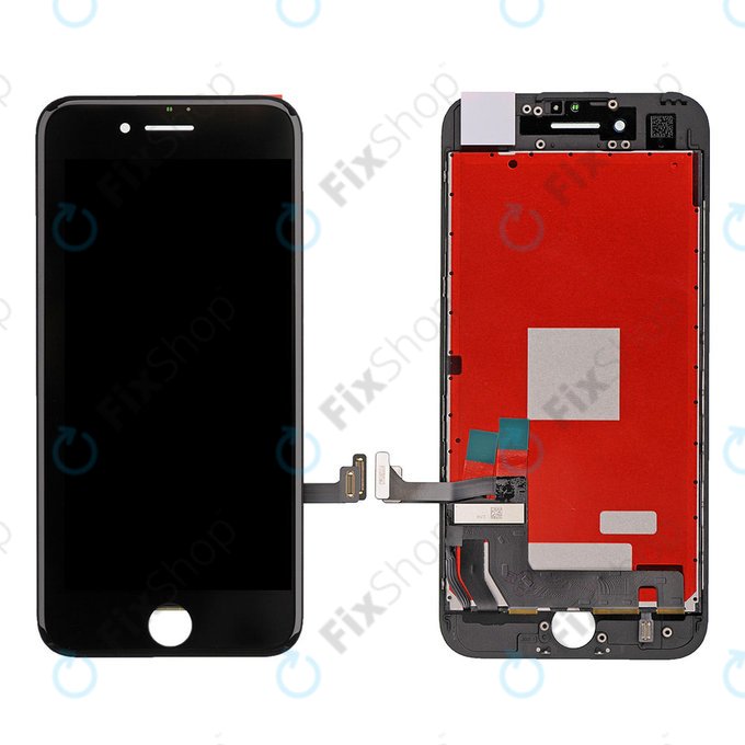 Display for iPhone 7, Black, Touch Screen with Frame