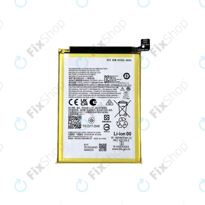 Motorola Moto E13, E32, E32s, G13, G22 - Battery NH50 5000mAh