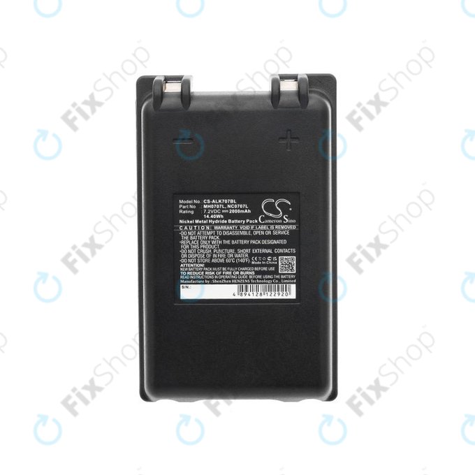 Battery for Autec FUA10, UTX97 Transmitter, 2000mAh, Ni-MH, 7.2V, MH0707L, HQ