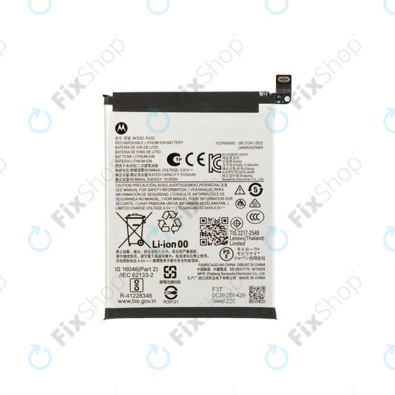 Battery for Motorola Moto G86 5G, RA52, Li-Ion, SB18E51770, Genuine Service Pack