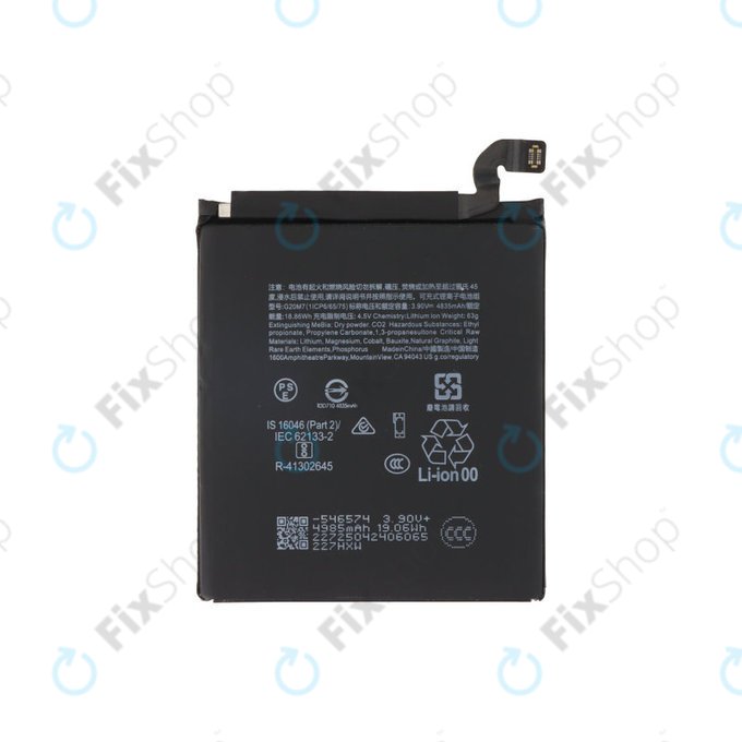 Battery for Google Pixel 10, G20M7, 4970mAh