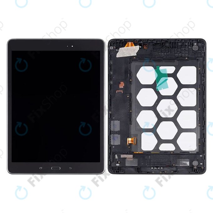 Samsung Galaxy Tab A 9.7 T555 - LCD Display + Touch Screen + Frame (Black) TFT