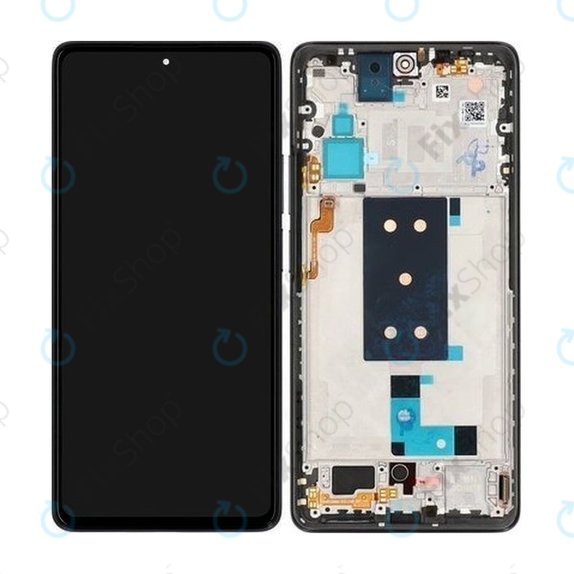 Xiaomi 11T, 11T Pro - LCD Display + Touch Screen + Frame (Black) OLED